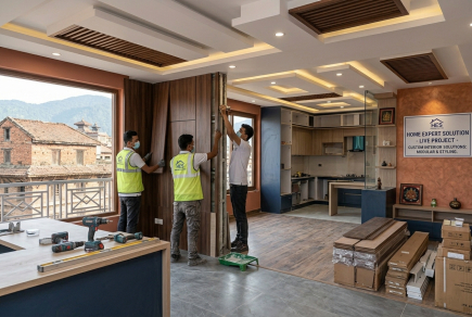 Interior installation and finishing